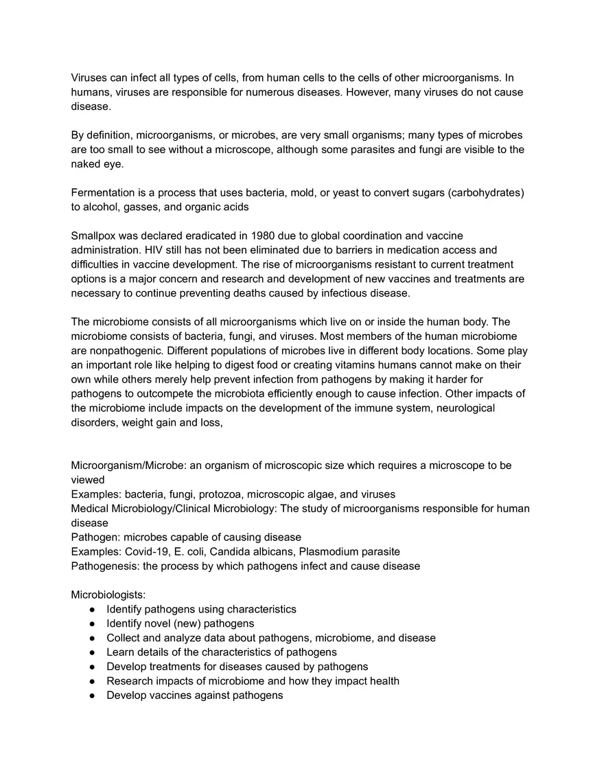 Characteristics and Roles of Bacteria - Page 2