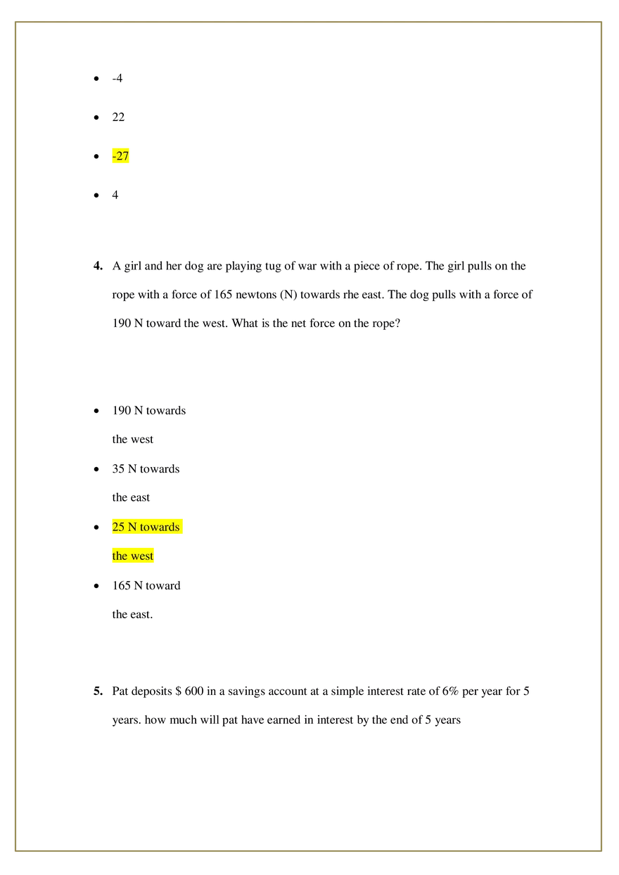 Math Exam 99% Correct - Page 2