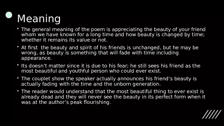 To Me Fair Friend, You Never Can Be Old - Page 9