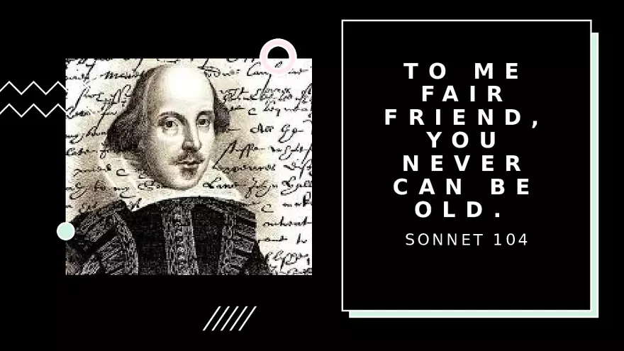 To Me Fair Friend, You Never Can Be Old - Page 1