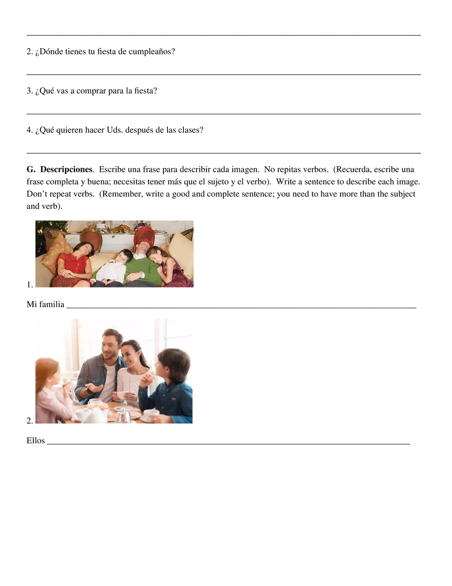 Spanish Vocabulary Practice Identifying and Using Definite Articles - Page 3