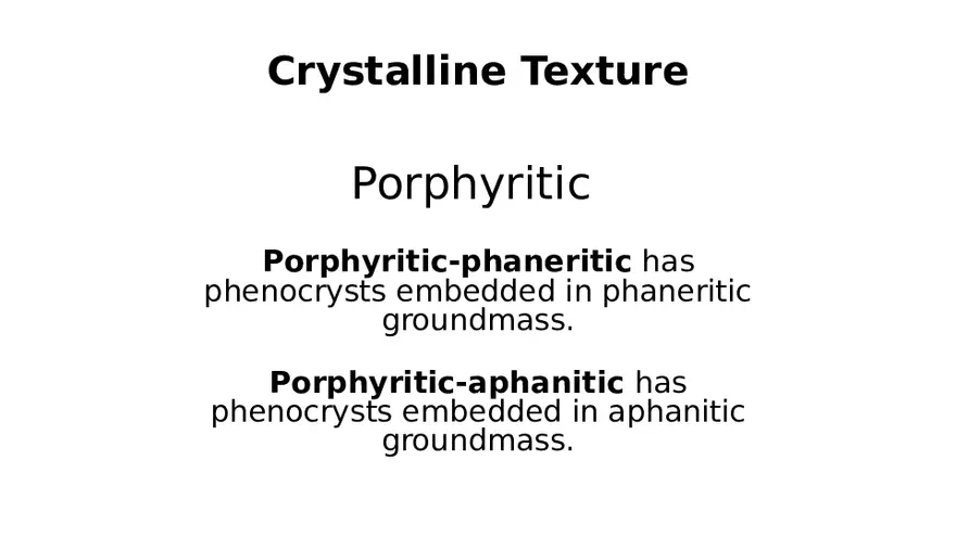 Textures of Igneous Rocks Lecture Part 3 - Page 8