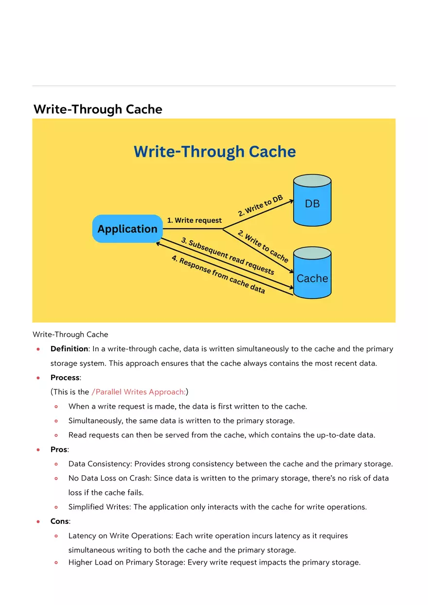 Read-Through vs Write-Through Cache - Page 3