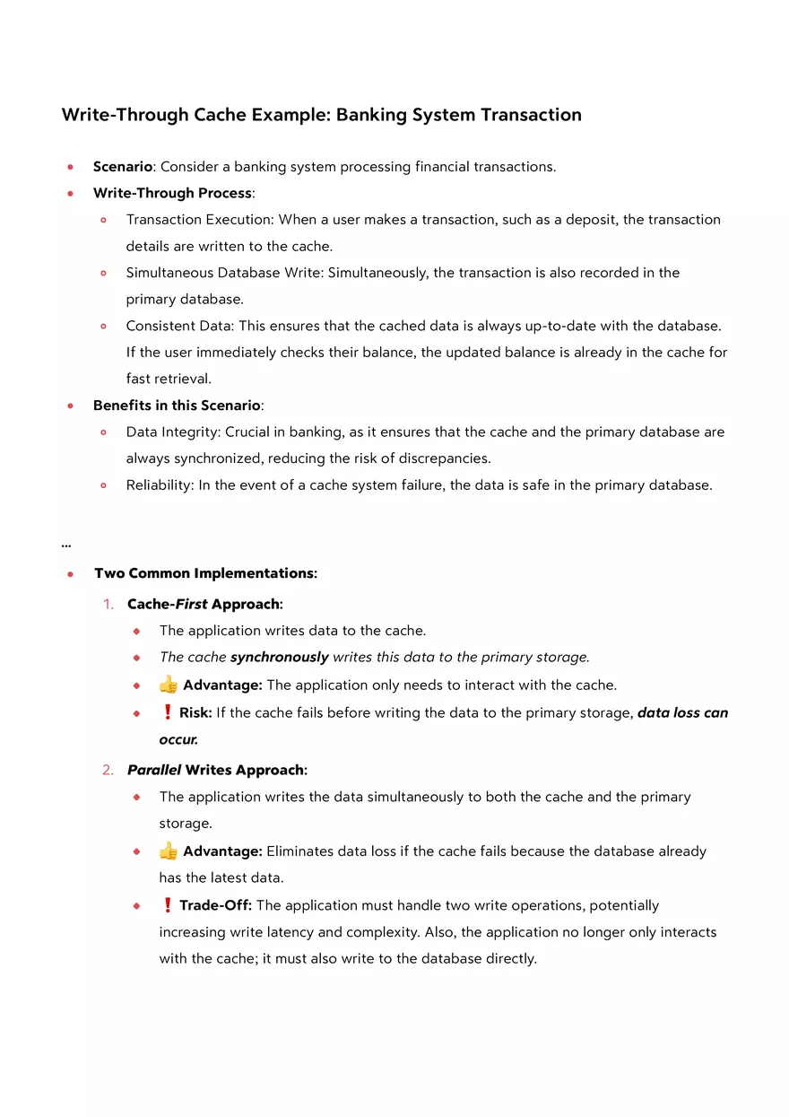 Read-Through vs Write-Through Cache - Page 4