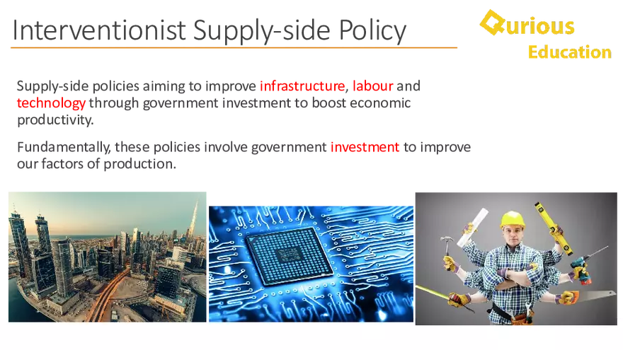 Supply Side Policy Economics Notes a Level IB - Page 20
