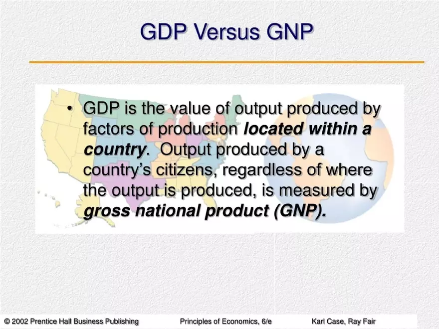 Measuring National Output and National Income - Page 34