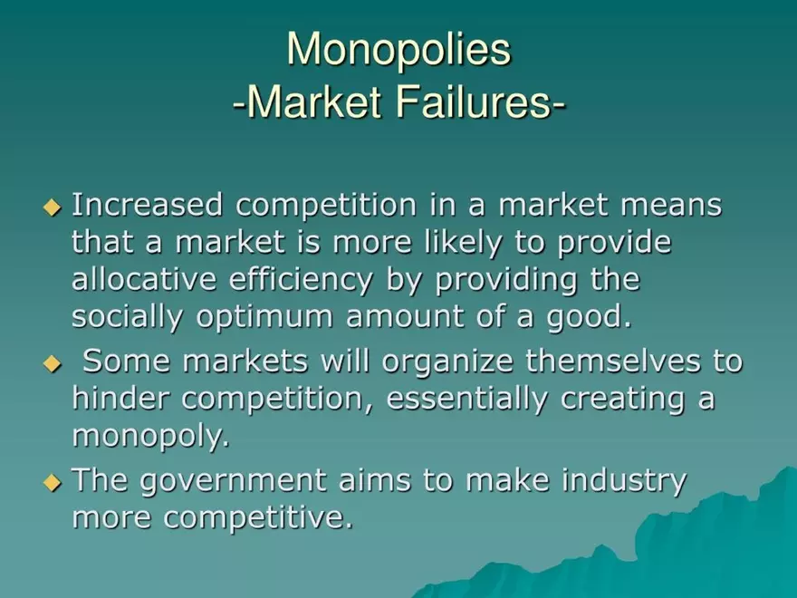 Market Failures and Government Intervention - Page 7