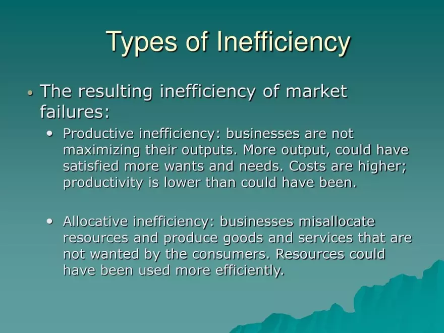 Market Failures and Government Intervention - Page 13