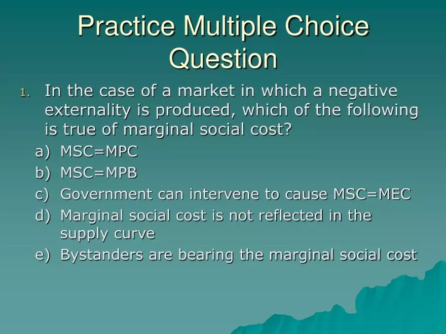Market Failures and Government Intervention - Page 15