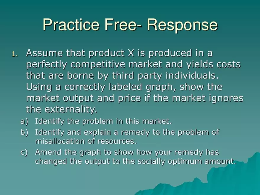 Market Failures and Government Intervention - Page 17