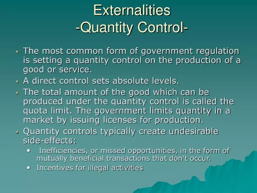 Market Failures and Government Intervention - Page 24