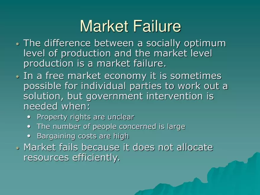 Market Failures and Government Intervention - Page 2