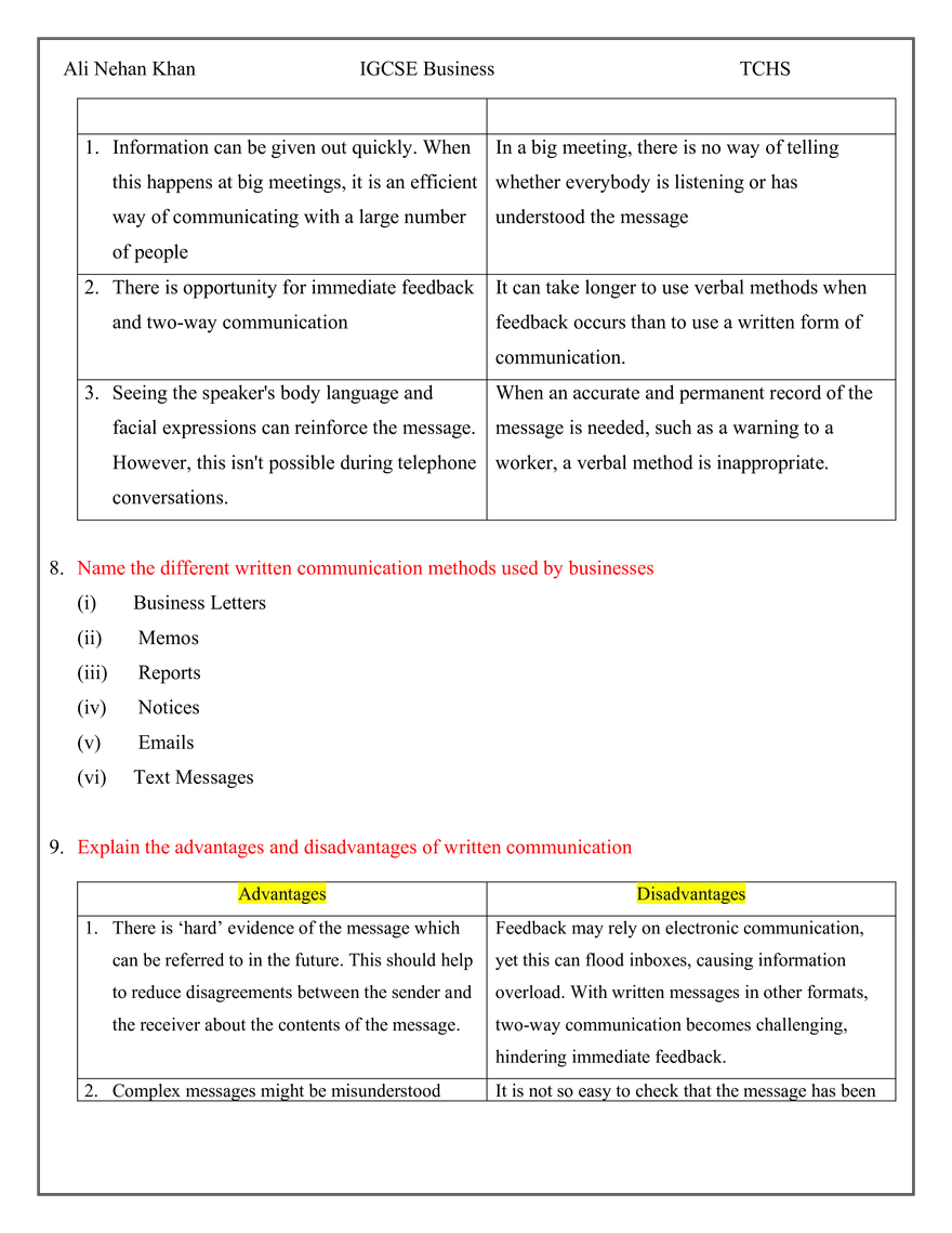 Chapter 9: Internal and External Communication - Page 6