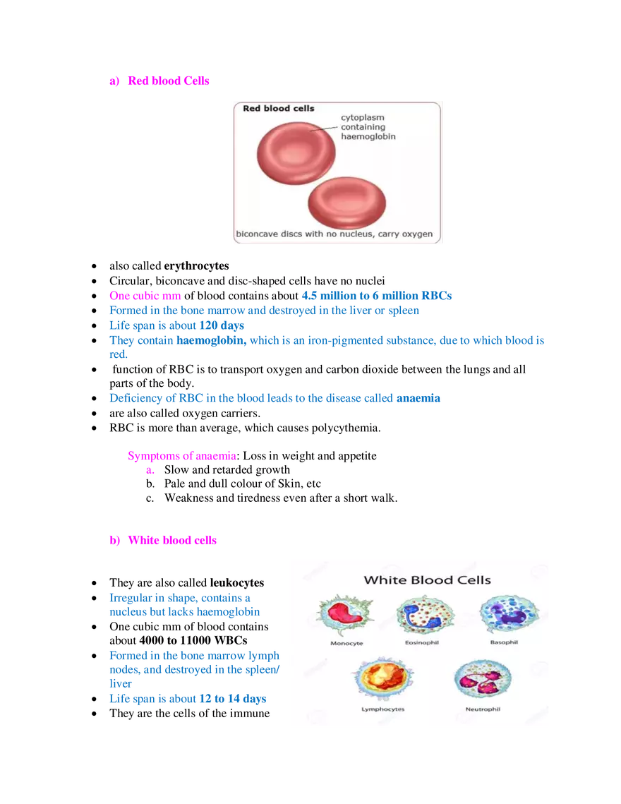 Unit 5 Physiological Structure and Life Processes - Page 3