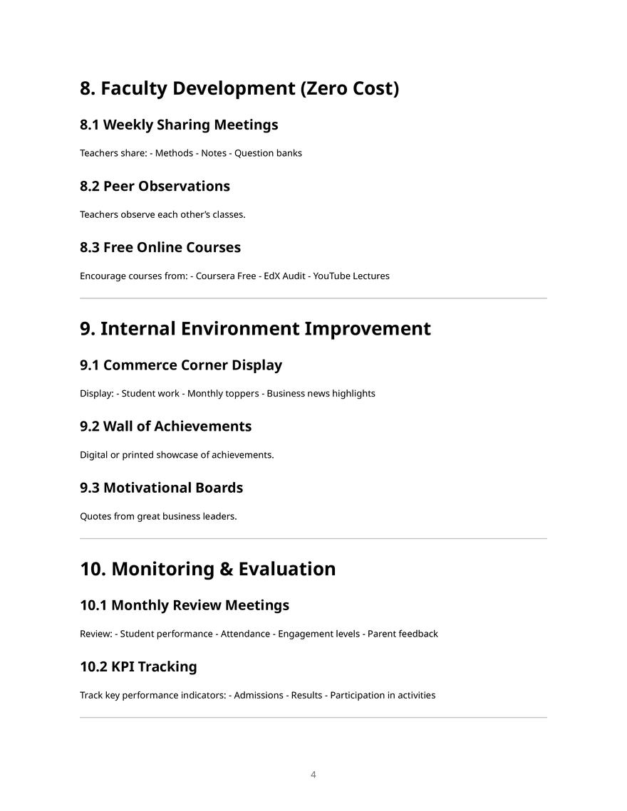 Commerce Department Improvement Plan - Page 4