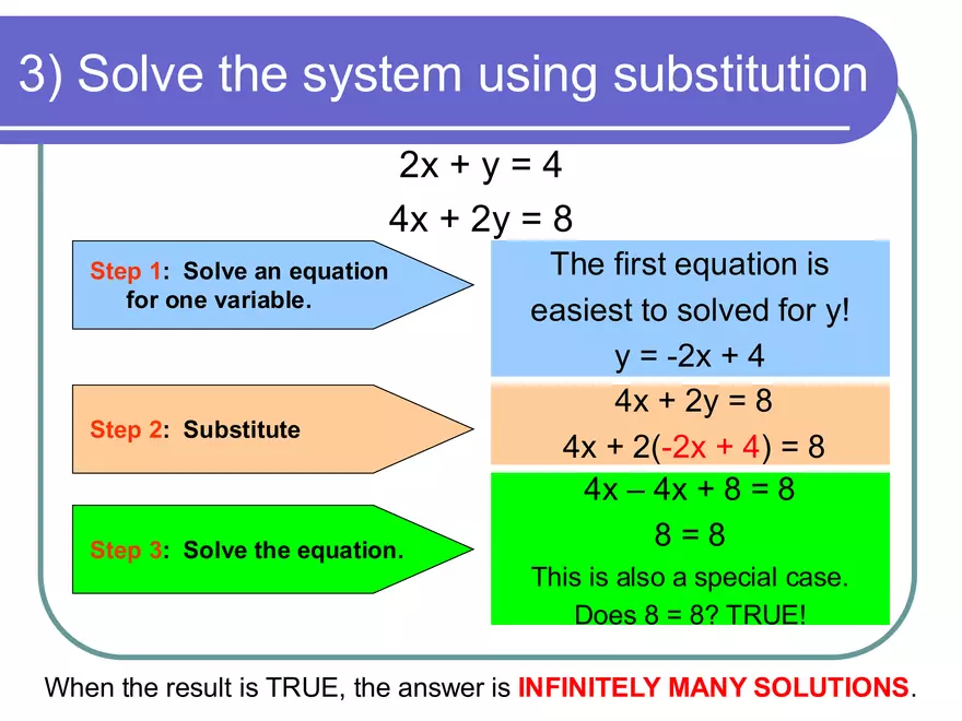 Solving Systems of Equations using Substitution - Page 10