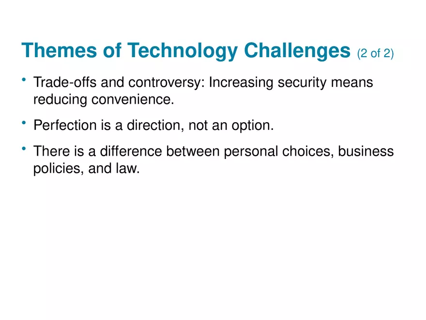 Social, Legal, and Ethical Issues for Computing Technology Part 3 - Page 10