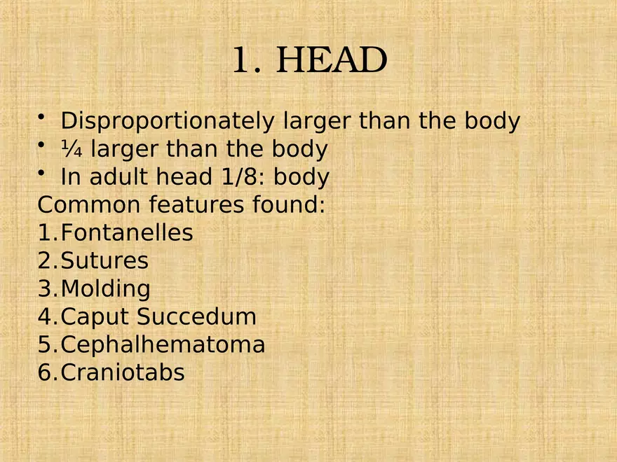 Profile of the Newborn Lecture Part 2 - Page 7