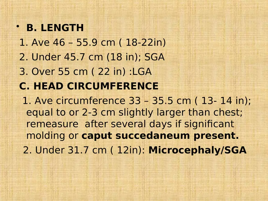 Profile of the Newborn Lecture Part 2 - Page 2