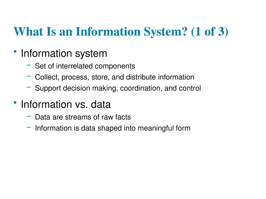 Information Systems in Business Today Lecture 2 - Page 10