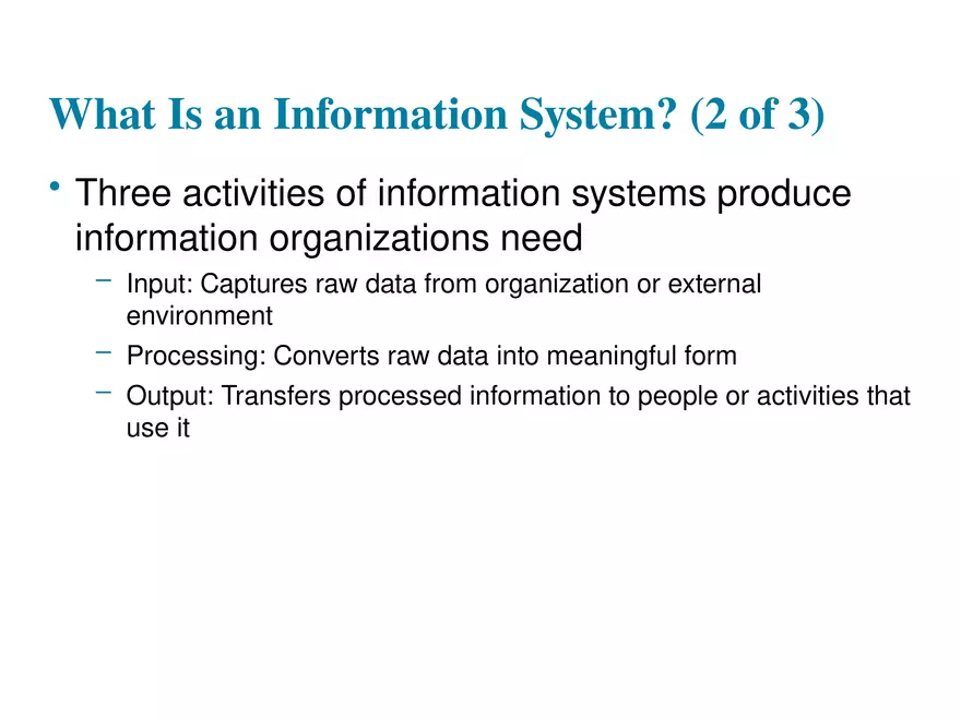 Information Systems in Business Today Lecture 2 - Page 12