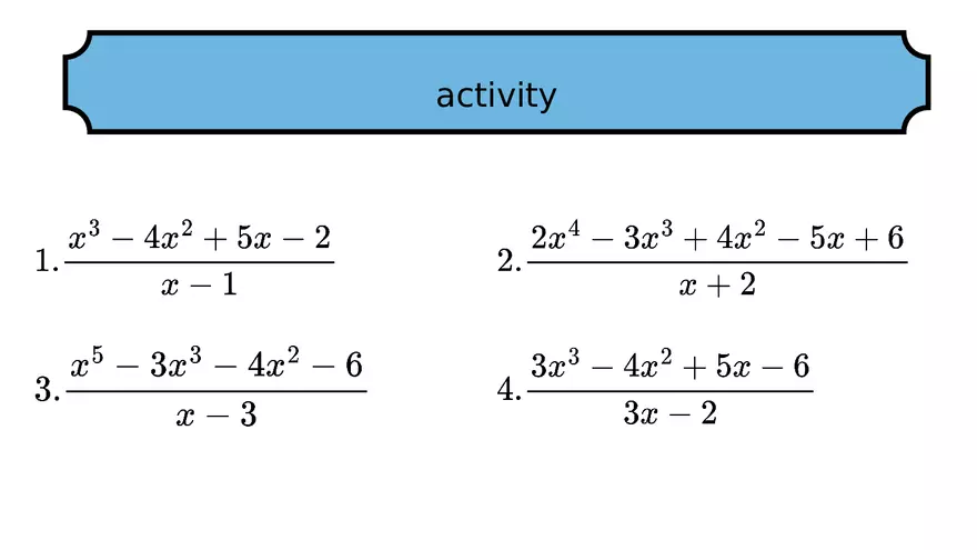 Synthetic Division Lecture - Page 8