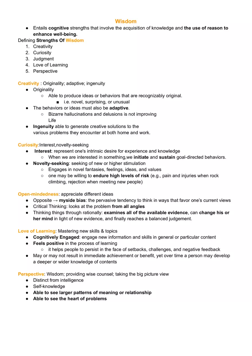 Lecture 6 Virtues and Character Strengths - Page 2
