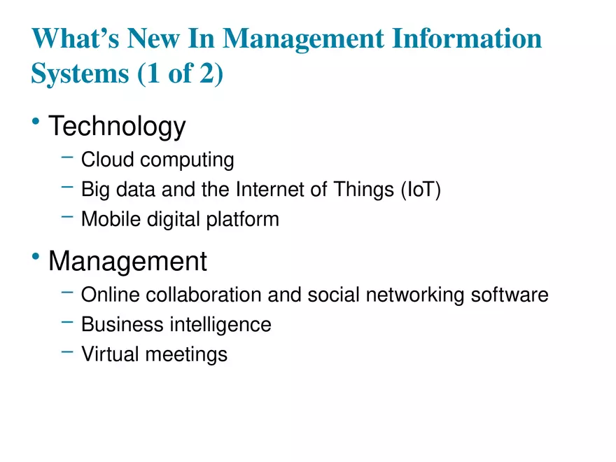 Information Systems in Business Today Lecture 1 - Page 4