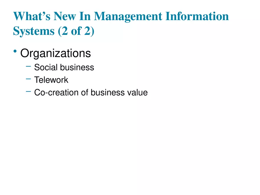 Information Systems in Business Today Lecture 1 - Page 5