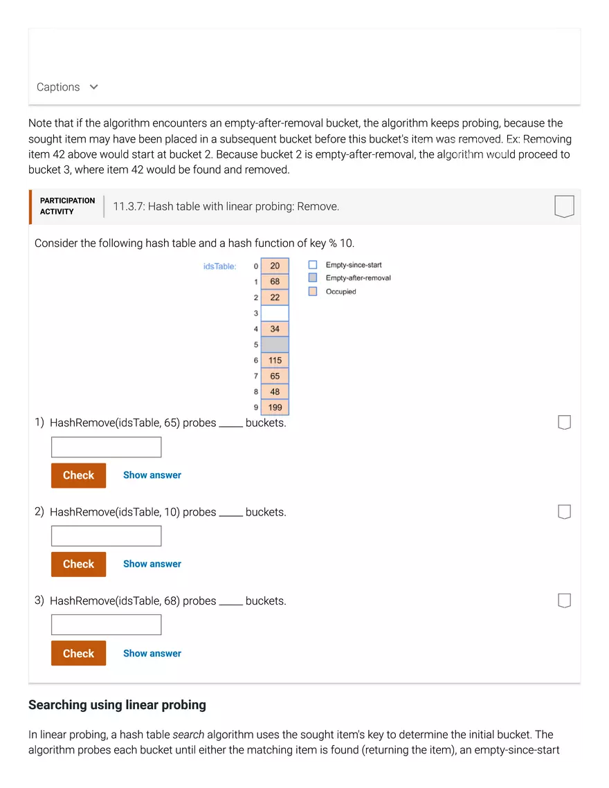 11.1 Hash Tables - Page 7