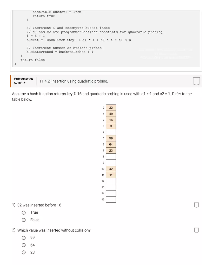 11.1 Hash Tables - Page 11