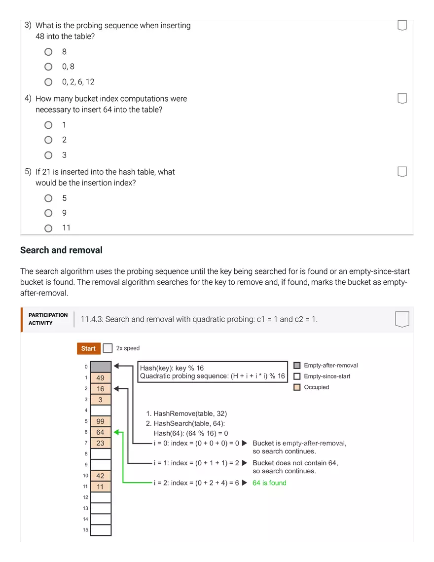 11.1 Hash Tables - Page 12