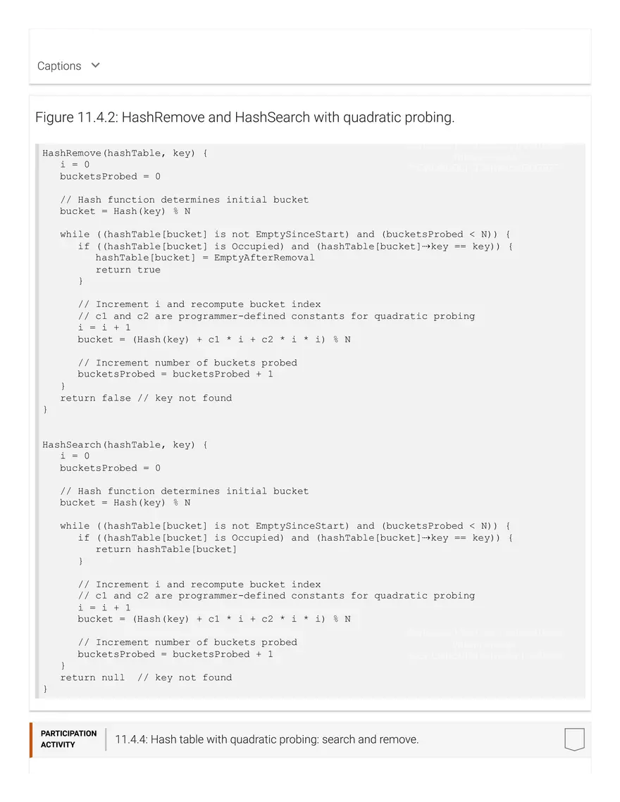 11.1 Hash Tables - Page 14