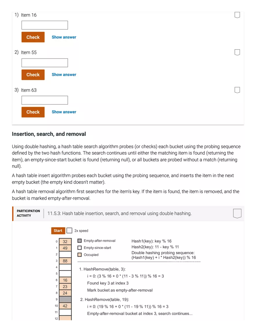 11.1 Hash Tables - Page 18