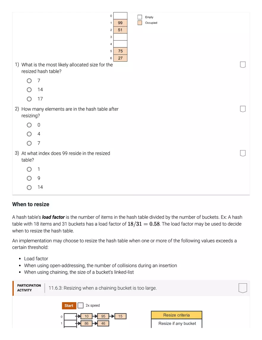 11.1 Hash Tables - Page 22
