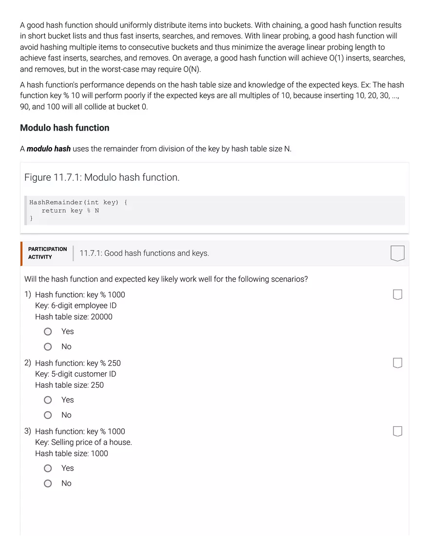 11.1 Hash Tables - Page 27