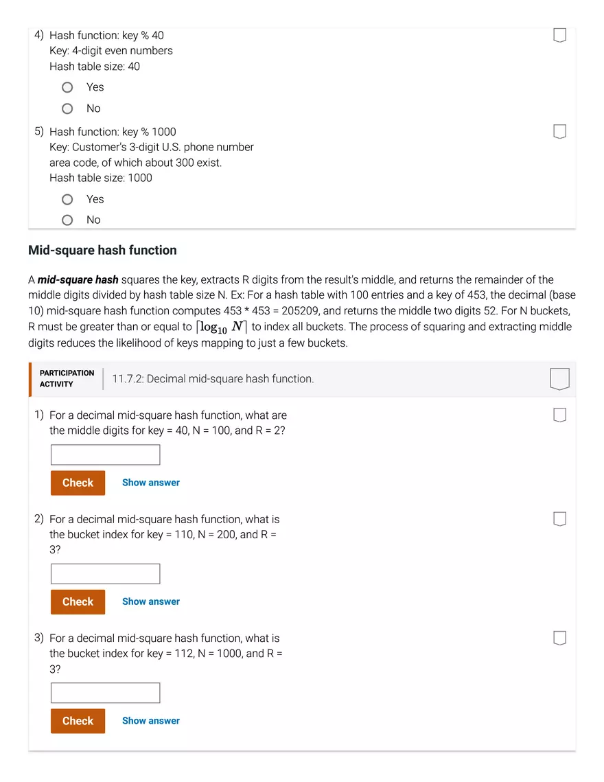 11.1 Hash Tables - Page 28