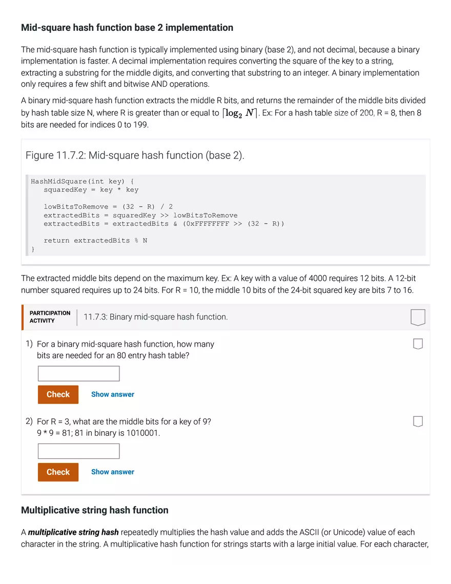 11.1 Hash Tables - Page 29