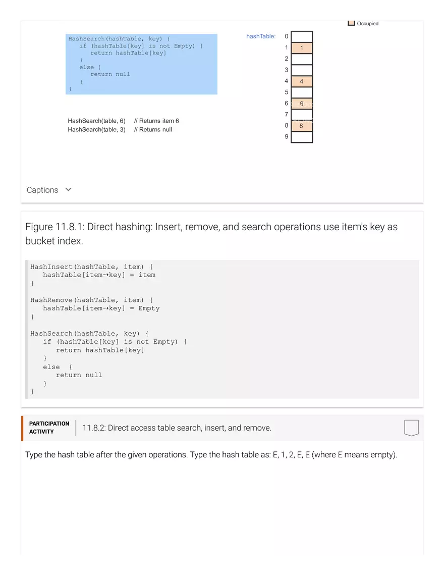 11.1 Hash Tables - Page 32