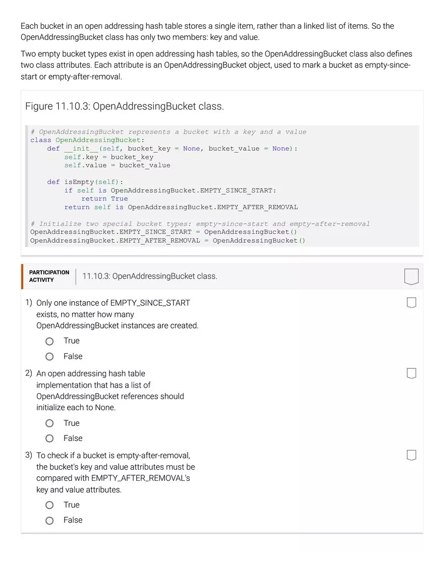 11.1 Hash Tables - Page 43