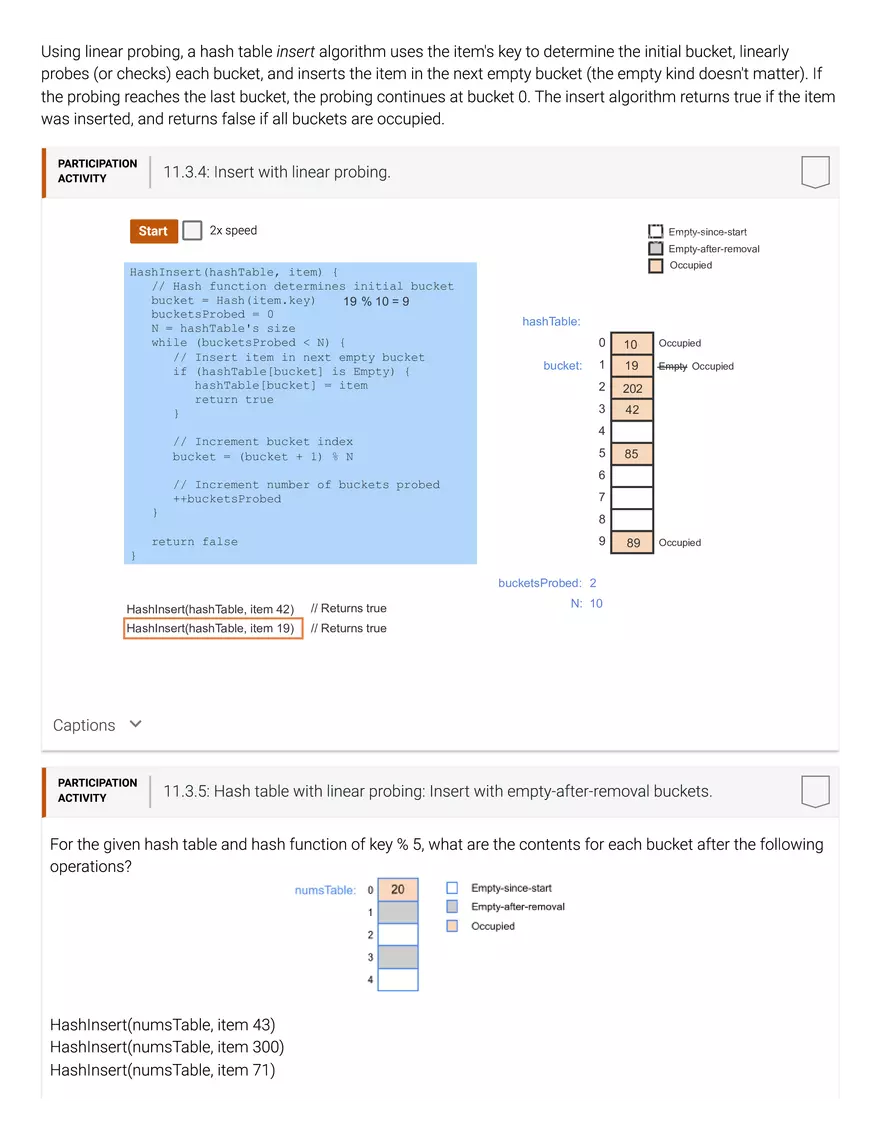 11.1 Hash Tables - Page 5