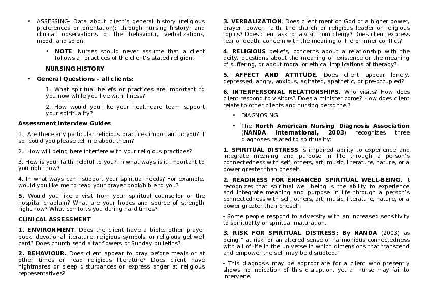 Techniques in Conducting an Assessment of Older Adults - Page 9
