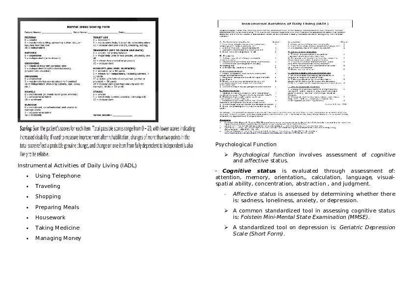 Techniques in Conducting an Assessment of Older Adults - Page 14