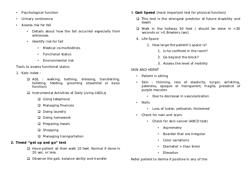 Techniques in Conducting an Assessment of Older Adults - Page 20