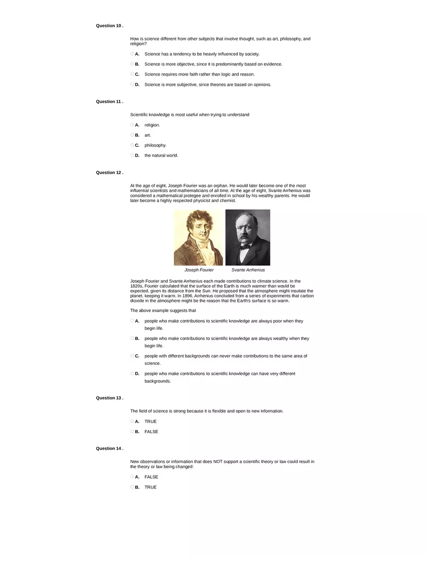 Unit Test The Nature of Science Quarter 1 - Page 3