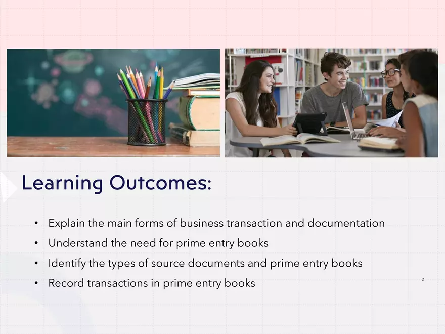 Books of Prime Entry - Page 2