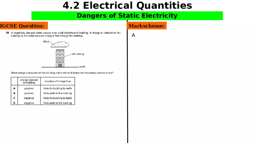 Electrical Quantities Lecture - Page 1