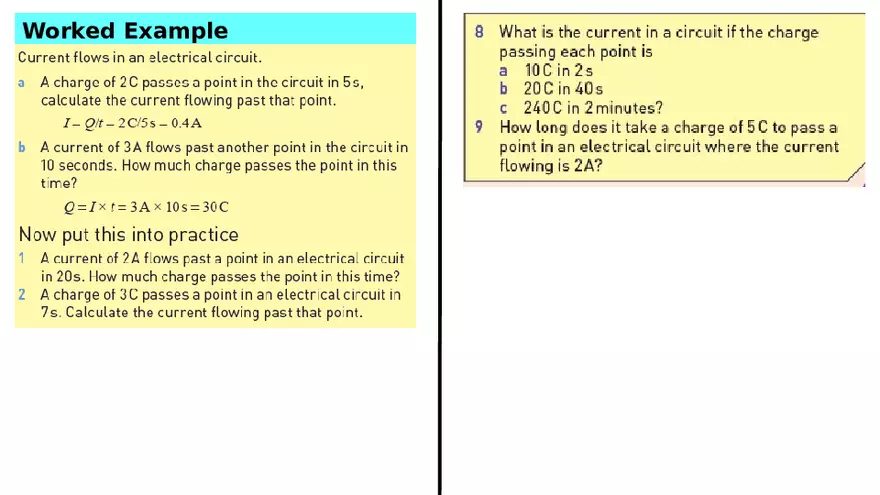Electrical Quantities Lecture - Page 4