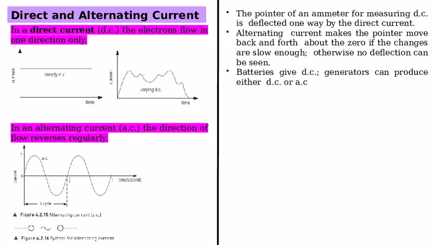 Electrical Quantities Lecture - Page 6