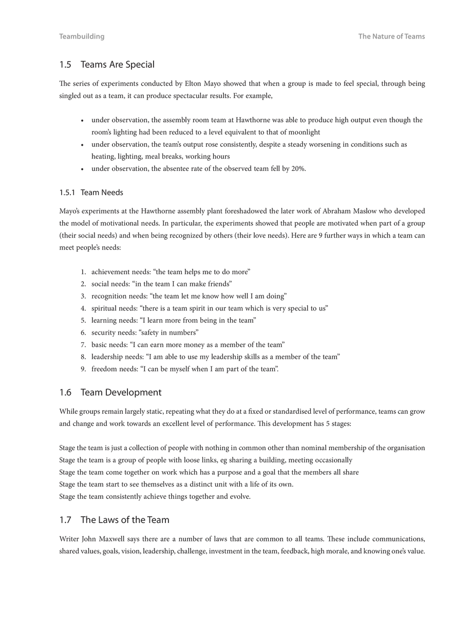 Introduction to Teambuilding 1 - Page 4